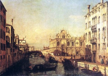 街並み Painting - サンマルコのスクオーラ ベルナルド・ベロットの古典的なヴェネツィア
